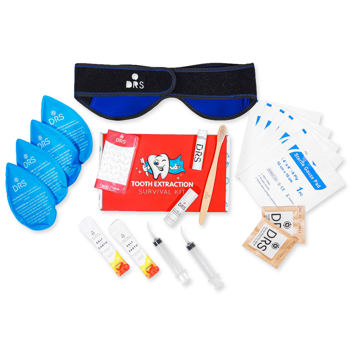 Contents of the Dental Recovery Solutions recovery kit